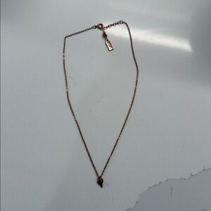 Rose Gold Cactus Pendant Necklace choker